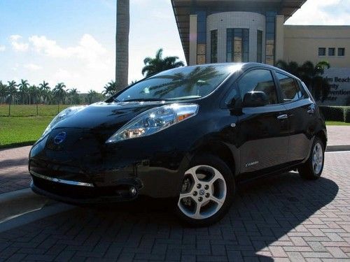 2011 nissan leaf sl navigation cam quick charge 6k miles video tour no reserve