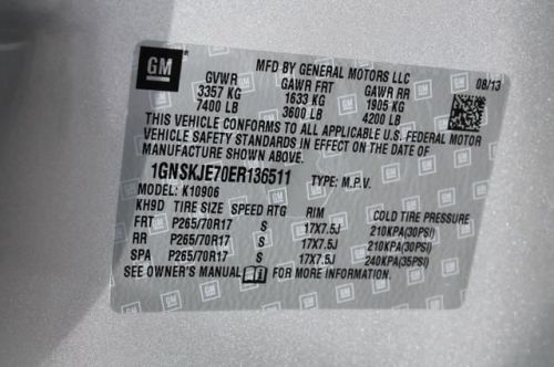 2014 Chevrolet Suburban 1500 LT, image 16