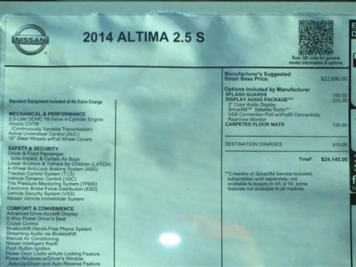 2014 Nissan Altima 2.5 S, US $20,316.00, image 6