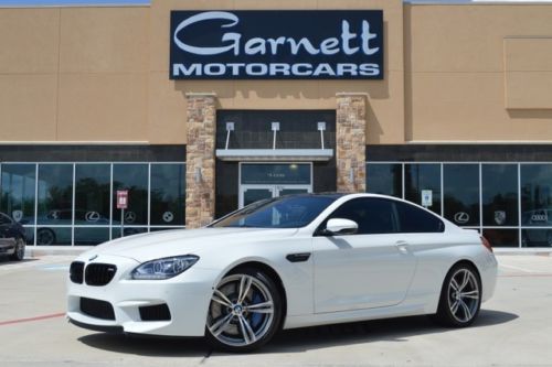 2013 bmw m6 coupe executive package white maintenance plan houston texas finance