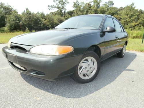 2002 ford escort se 2.0l reliable gas saving low miles family sedan no reserve