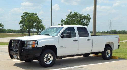 2008 gmc sierra 3500 crew cab duramax diesel 4x4 b&amp;w gooseneck hitch