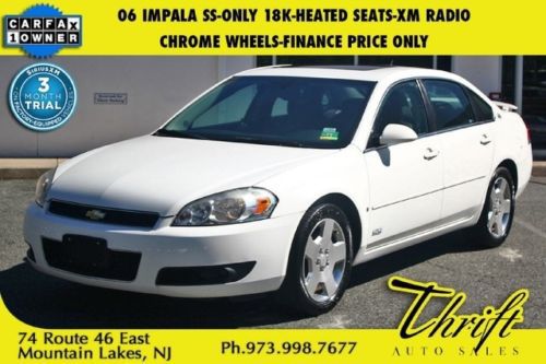 06 impala ss-only 18k-heated seats-xm radio-chrome wheels-finance price only