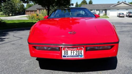 1985 Red Corvette 14,000 miles 2 owners garage kept runs, drives, looks near new, image 13
