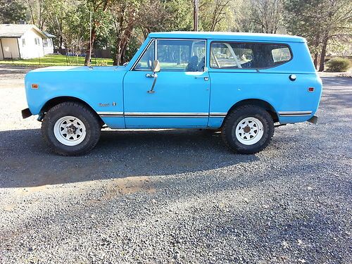 1978 international scout ii v8 automatic transmission 4wd  l@@k