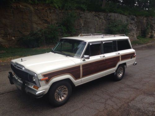 1986 grand wagoneer new paint and woodgrain classic woody! free shipping!!