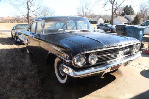 Classic auto black 1960 chevrolet impala