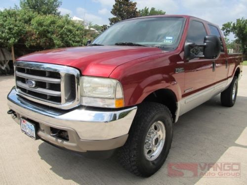 2002 f250 lariat 4x4 7,3l powerstroke diesel tx-owned tow package heated seats