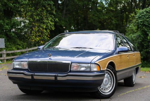 1996 buick roadmaster wagon 1owner 23k miles wood paneling 3rd row seat carfax