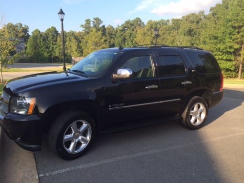 2009 chevrolet tahoe ltz 4wd black with black leather