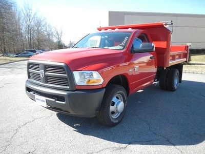 Heavy duty ram 3500 dual reg cab with 9' x 96" dump 2-3 yards save new 2012