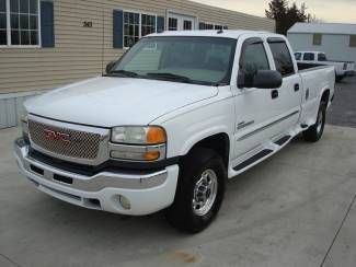 2004 gmc sierra 2500 slt 6.6l duramax diesel 2wd long bed clean rust free truck!