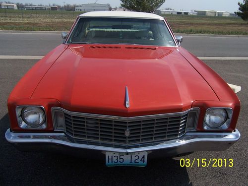 1972 chevrolet monte carlo base hardtop 2-door 6.6l