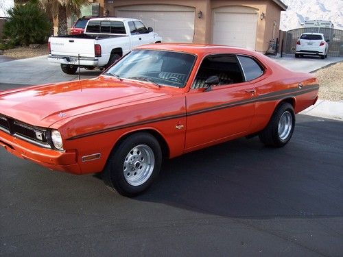 1971 dodge demon, v8, manual trans, new paint, new stripes, runs great, sweet!!