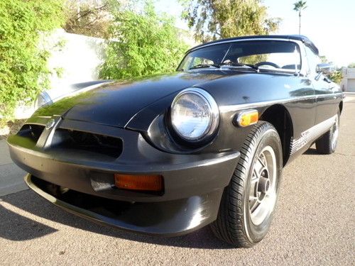 1980 mgb ltd roadster rare last year limited edition mg convertible.