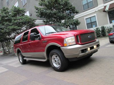 2003 excursion eddie bauer 7.3l diesel 4x4 *new tires* fully serviced htd seats