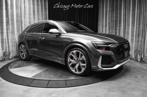 2021 audi rs q8 4.0t quattro suv b&amp;o 3d audio! sport exhaust! load