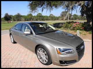 2012 audi a8 l 4dr sdn satellite radio cruise control navigation  awd