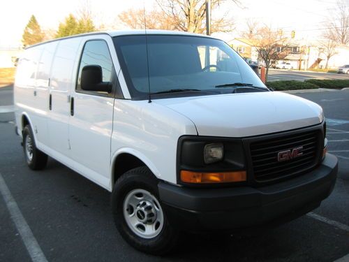 2009 gmc savana chevy express 2500 cargo van 4.8l v8 3/4 ton very clean