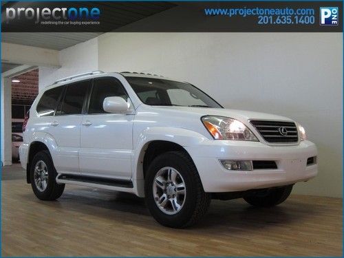 2004 lexus gx470 white navigation third row awd