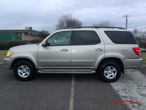 01 sequoia sr5 4 wheel drive leather loaded sunroof carfax new tires no reserve