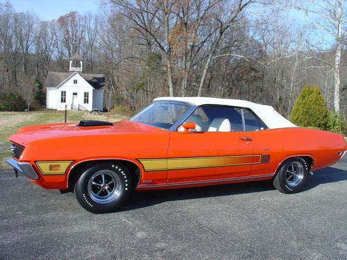 1970 ford torino gt convertible shaker # matching