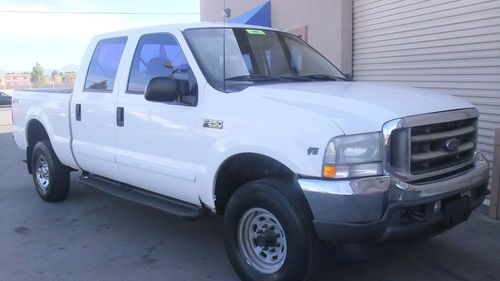 2002 ford f-250 super duty...crew cab pickup 4-door... 5.4l 4x4 no reserve