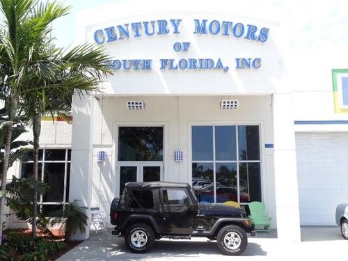 2004 jeep wrangler sport 4x4 clean interior w/ new top