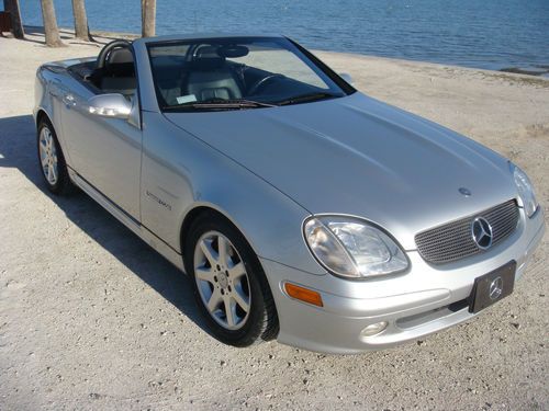 2001 mercedes benz slk 230 conv florida car all service records 48k miles