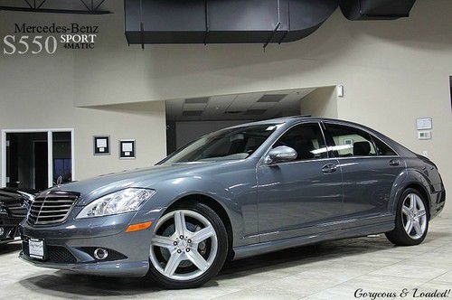2009 mercedes benz s550 4-matic flint grey premium 2 pkg back up cam perfect !!