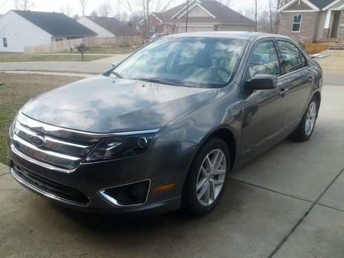 2011 ford fusion sel sedan 3.0l v6, sterling gray, remaining factory warranty