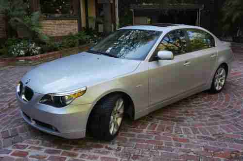 2004 BMW 545i SPORT PACKAGE AND NEW CIC NAVIGATION, image 3