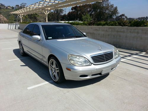 2000 mercedes-benz s430 4-door 4.3l clear 2nd owner extra clean bose loaded gps