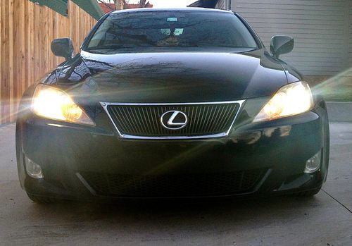 Black lexus is 250; automatic v6; 90682 miles;