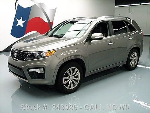 2012 kia sorento sx nav rear cam climate leather 25k mi texas direct auto