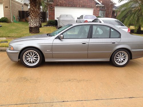 Bmw 5 series 2002 sport package no accidents silver black service history