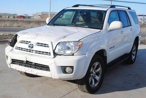 2006 toyota 4runner limited 4wd damaged clean title runs! wont last loaded l@@k!