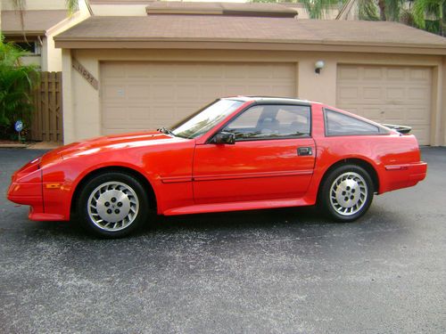 1986 300zx turbo - 5 spd. red/gray - fully loaded - 100% orig and stunning cond.