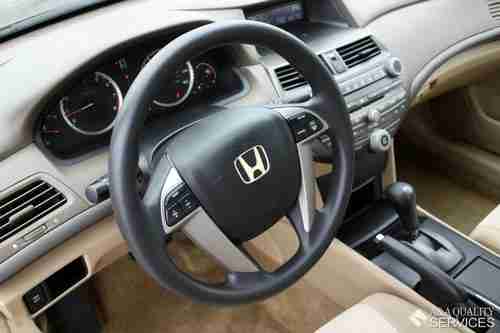 2008 09 HONDA ACCORD LX AUTOMATIC 4 CYLINDER ABS BRAKES CD/MP3 BLACK GAS SAVER, image 3
