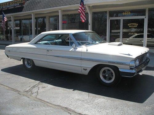 1964 ford galaxie 500 wimbledon white 427 4 speed ac recent resto