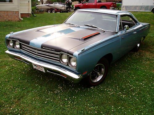 1969 plymouth road runner 383 4 spd numbers matching build sheet fender tag