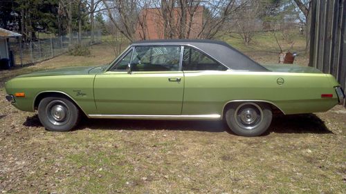 Survivor 1972 dodge dart swinger hardtop 2-door 5.2l extra clean garage find