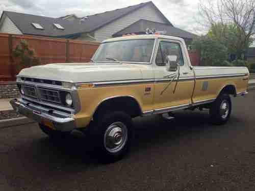 1975 Ford F250 Farm & Ranch Special Ranger Longbed 4x4 1976 1974 1977 1978 1973, image 2
