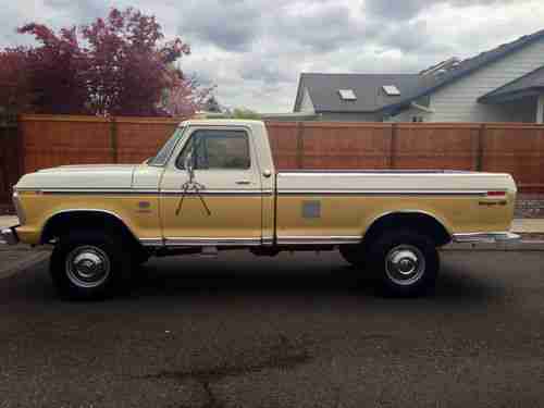 1975 Ford F250 Farm & Ranch Special Ranger Longbed 4x4 1976 1974 1977 1978 1973, image 3