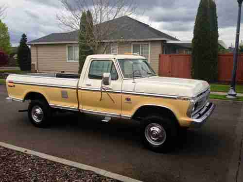 1975 Ford F250 Farm & Ranch Special Ranger Longbed 4x4 1976 1974 1977 1978 1973, image 7
