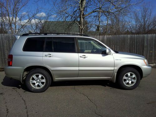 2002 toyota highlander limited sport utility 4-door 3.0l