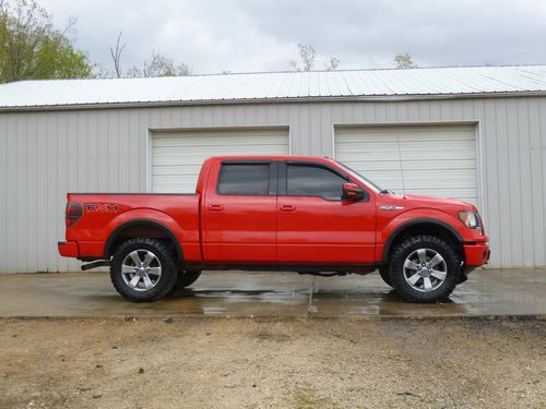 Fx4, v-8, heated leather, 20" wheels, loaded, damaged, salvage title repairable