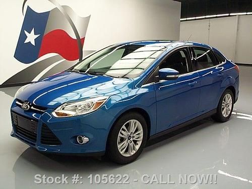 2012 ford focus sel automatic sunroof alloy wheels 35k texas direct auto