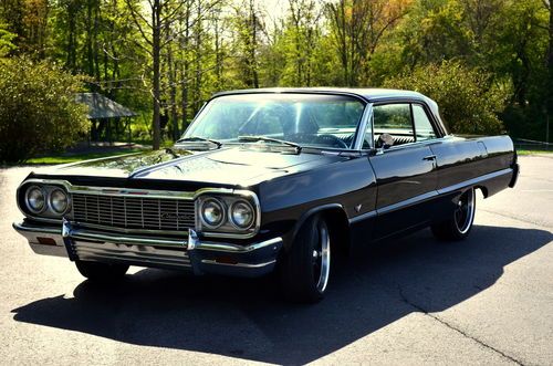 Black 1964 chevrolet impala ss 5.4l 327 v8 supersport