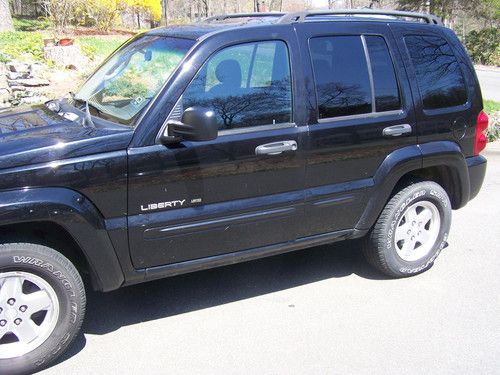 2003 jeep liberty limited edition 4wd black